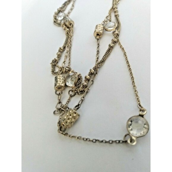 Vintage Signed Lia Sophia Necklaces (Lot of two) Beautiful Gold tone - Picture 9 of 12